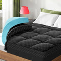 Dual Layer 3 Inch Memory Foam Mattress Topper Queen Size, 2 Inch Cooling Gel by VALUXE