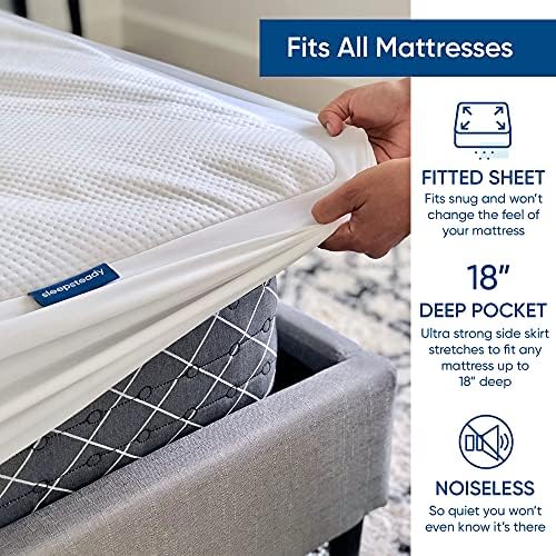 California King Size Luxury Tencel Mattress Protector, 100% Waterproof - Image 5