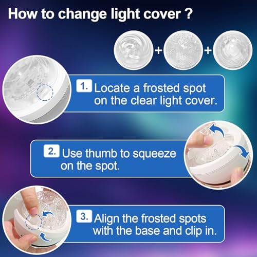 3 in 1 Light Projector for Room Decor Aesthetic, Northern Lights Projector, Ocean Lamp & Galaxy Projector for Bedroom Decor, Valentine's Day Gifts for Adults Teen Girl Gifts Ambient Lighting - Image 4