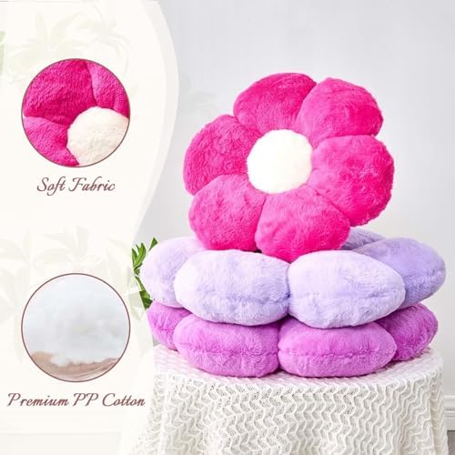 Kcvvcr Purple Flower Pillow - Image 4