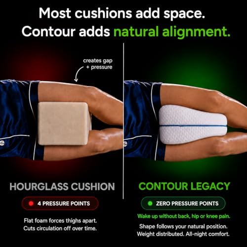 Contour Legacy Leg & Knee Foam Support Pillow - Image 5