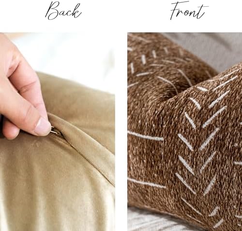 BlissBlush Decorative Throw Pillow Covers 20X20 Set of 2, Cozy Soft Accent - Image 5