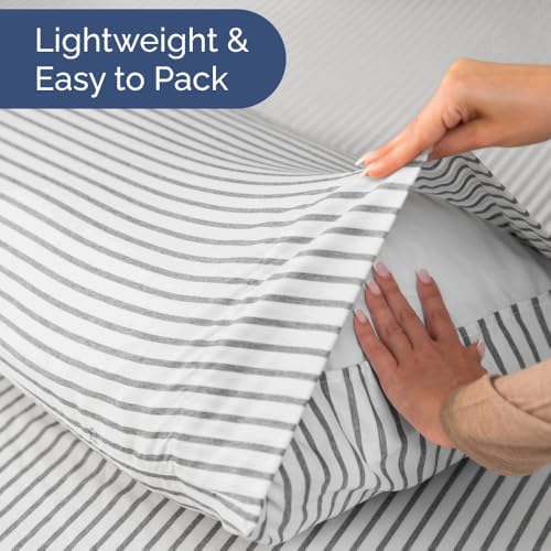 Short Queen Size 4 Piece Bed Sheet Set - Image 5