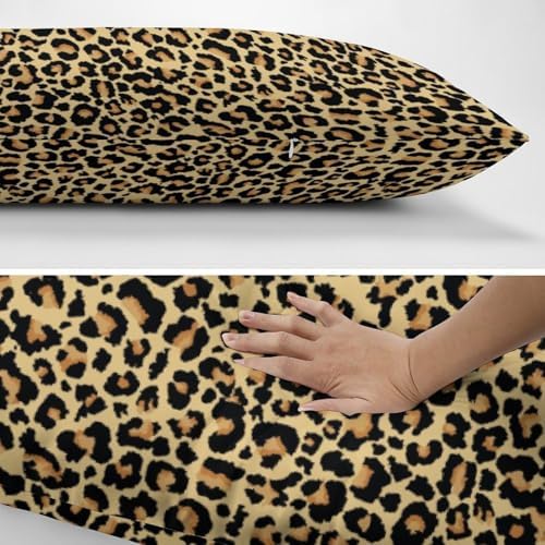 Cheetah Body Pillow Cover Leopard Print Pillowcase - Image 5