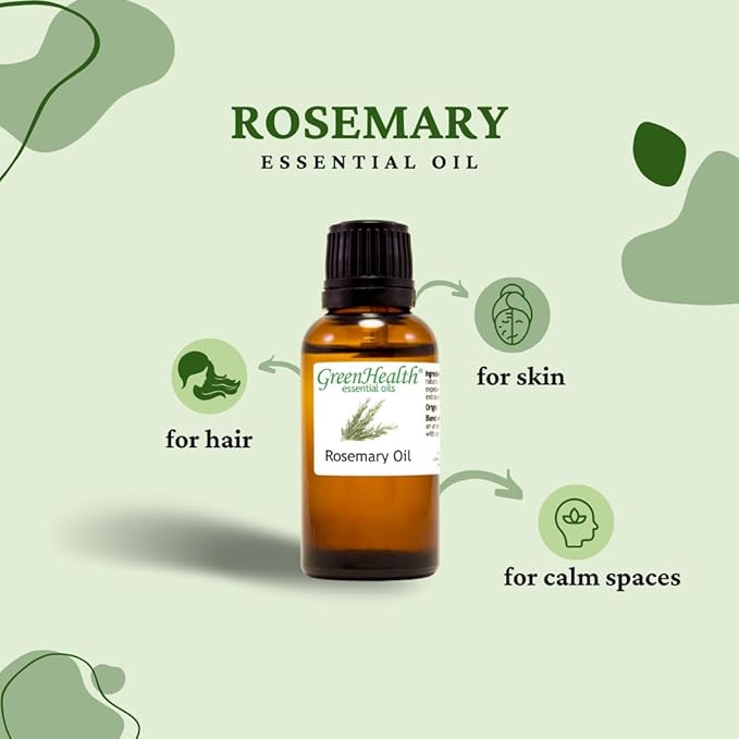 Rosemary Essential Oil - 1 Gallon - Plastic Jug - 100% Pure & Uncut - GreenHealth