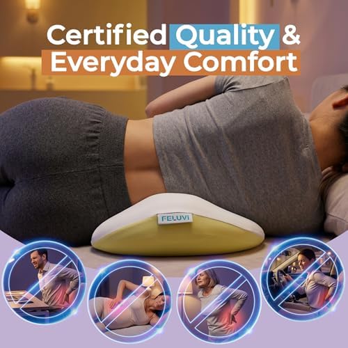 Lumbar Support Pillow for Sleeping, 22 Inch Memory Foam Lower Back Pillow for - Image 7