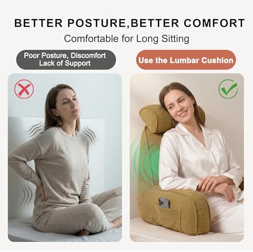 Bed Rest Reading Pillow, Backrest Pillow - Image 5