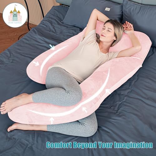 Cute Castle Pregnancy Pillows, Soft U-Shape Maternity Pillow - Image 2