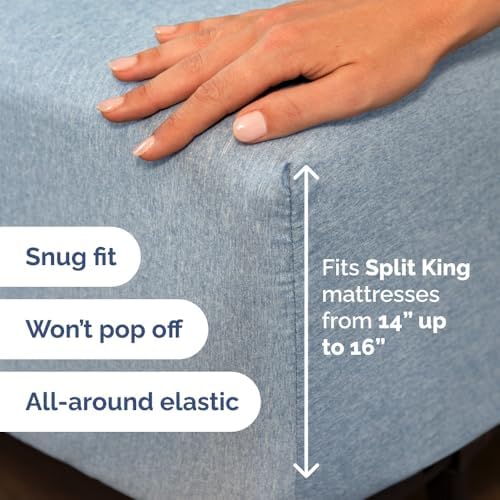 Flex Top Split Head King 4 Piece Sheet Set - Image 5