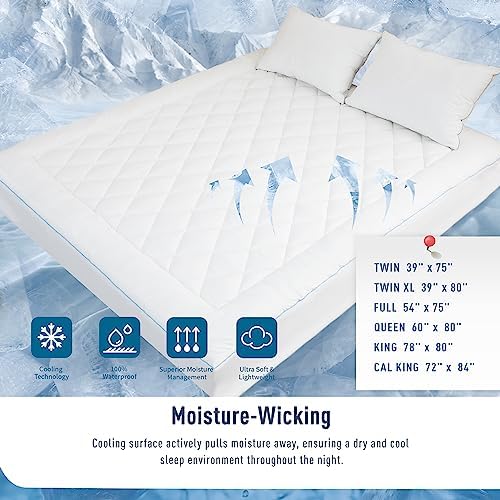 Twin Mattress Pad Cooling & Breathable - Image 3