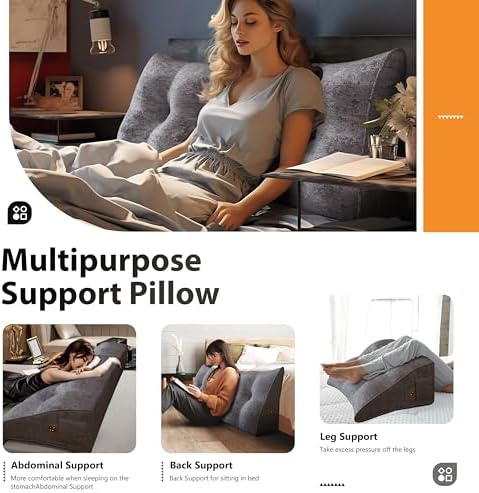 Fully Stuffed Thicken Headboard Pillow Queen Padded Headboard Soft and Firm - Image 3