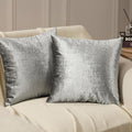 Phantoscope Pack of 2 Sparkling Velvet Decorative Solid Throw Decorative Pillow by Phantoscope