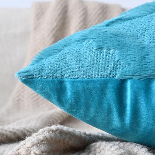 Set of 2 Soft Moroccan Throw Pillow Covers 12x20 Inch Plush Boho Decorative - Image 4