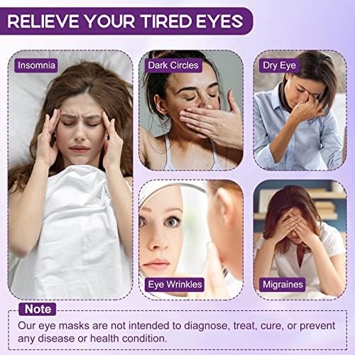 XPCARE 64 Pack Steam Eye Masks for Dry Eyes, SPA Warm Sleep Eye Mask, - Image 3