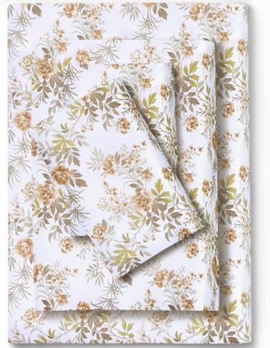 Feather & Stitch 100% Cotton Sateen 500 TC Twin Size Bed Sheet Set by FEATHERSTITCHNEWYORK