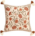 ISAENNE Vintage Elegant Linen Square Throw Pillow Cover by Isaennehomedecoration