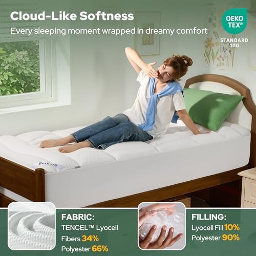 BEDLORE Twin XL Mattress Topper - Image 2