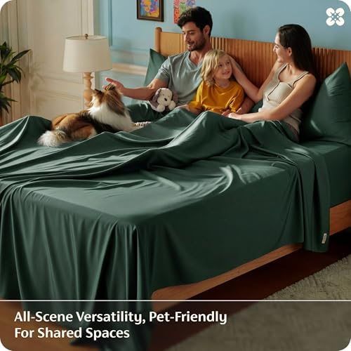 Bedsure PureWoven 100% Rayon Derived from Bamboo, Full Size Sheets - Image 6