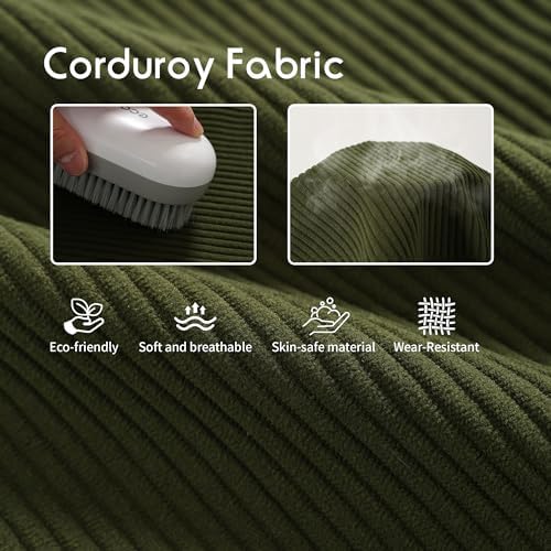 Corduroy Reading Pillow, Backrest Pillow - Image 5