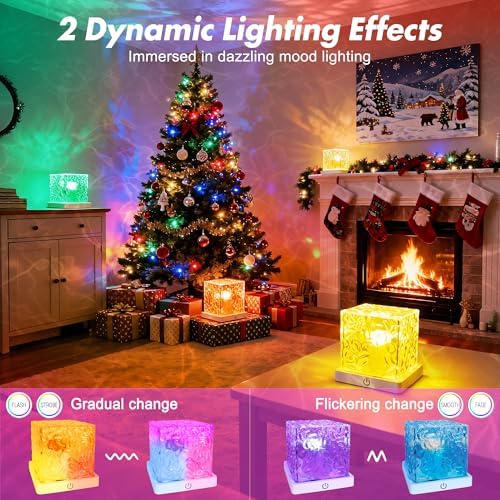 Waterproof Shower Light No Wiring, Rechargeable Ocean Wave Projector Light - Image 5