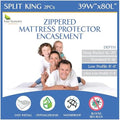 Split King Mattress/Box Spring Encasement 39" x 80" by FourSeasonsEssentials