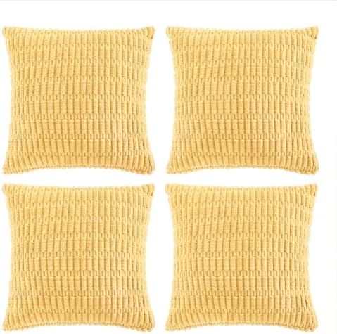 Fancy Homi 4 Packs Decorative Throw Pillow Covers by Fancy+Homi