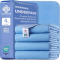 Accompagner Incontinence Bed Pads Washable Waterproof, Ultra-Absorbent Reusable by Accompagner