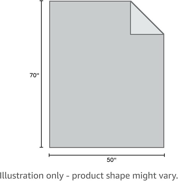 Bedsure GentleSoft Fleece Throw XL Blanket Washed Blue - 300GSM Soft Lightweight Plush Cozy Blankets for Bed, Sofa, Couch, Travel, Camping, 50x70 inches