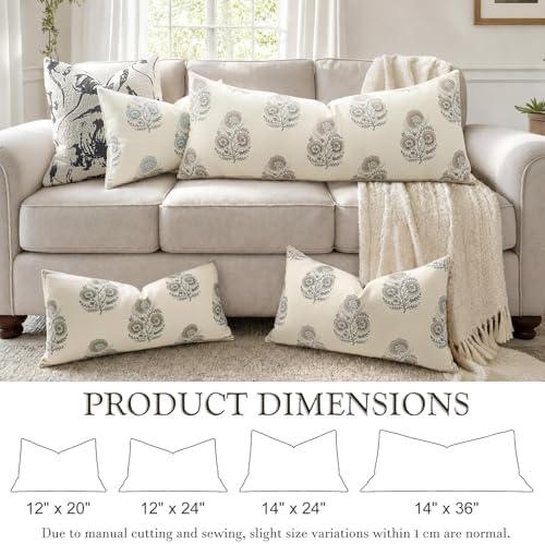 Vintage Floral 16x24 Lumbar Pillow Cover - Image 6