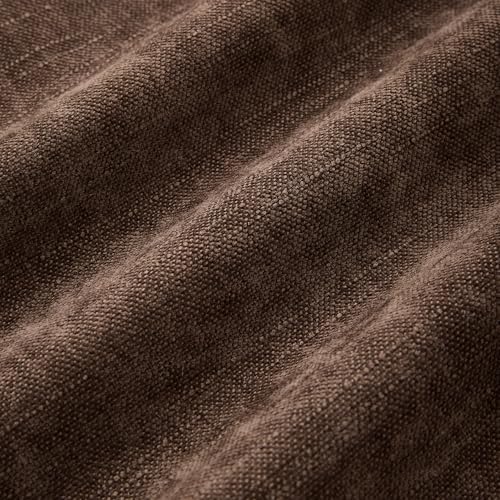 Allorry Throw Pillow Covers 26x26 Brown Chenille Solid Home DecorSY014B26 - Image 3