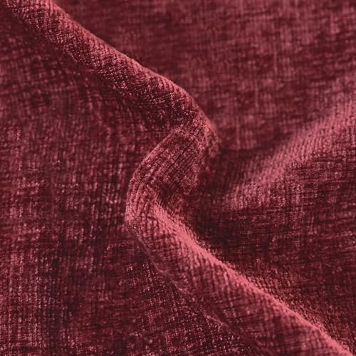 CaliTime Decorative Couch Throw Pillow Covers 20 X 20 Inches Burgundy - Image 2