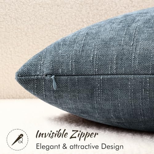 decorUhome Chenille Throw Pillow Covers 22x22 Set of 2 - Image 3