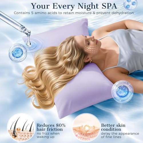 Cooling Pillow Cases 2 Pack Queen Size Cooling Pillowcases - Image 3