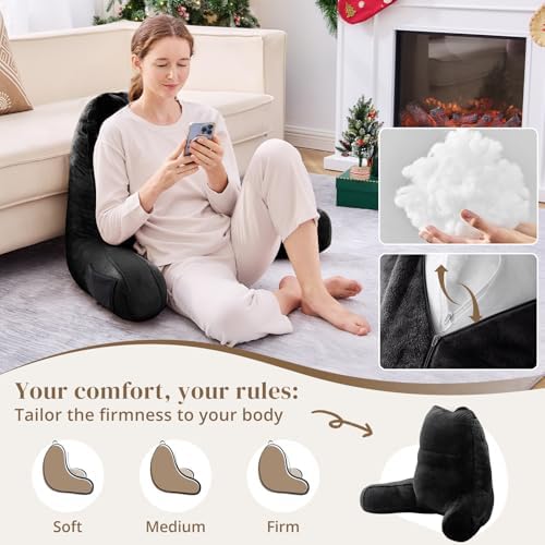 Sasttie Reading Pillow for Bed, Back Pillow for Sitting Up - Image 3