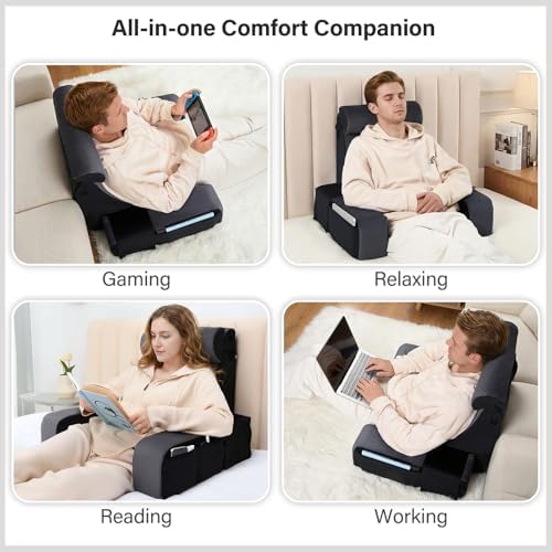 Vekkia 21" Reading Pillow for Bed - Image 4