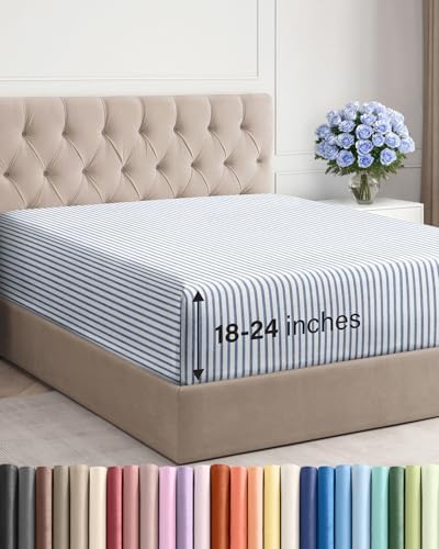 CGK Linens Extra Deep Cal King Fitted Sheet Only by CGKUnlimited
