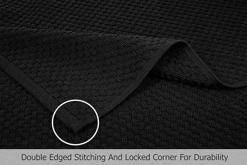 COTTON CRAFT Hooded Bath Towel for Adults – 100% Cotton Waffle Weave Towel - Image 4