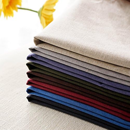 Jeanerlor Pack of 2 Cotton Linen Soft Soild Decorative Square Throw Pillow - Image 6