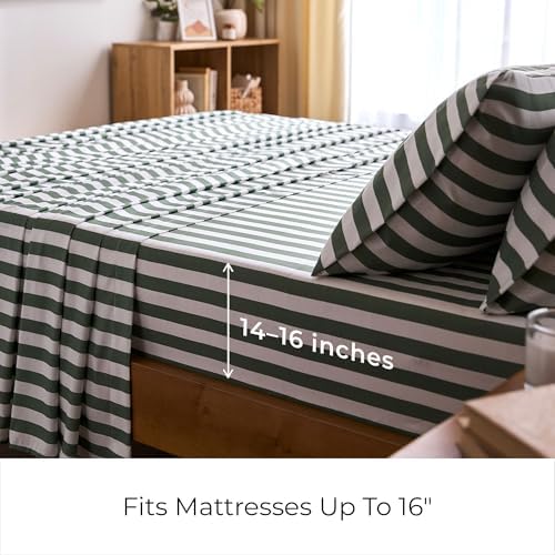 Mellanni Iconic 4-PC, Ultra Soft Sheet Set - Image 4