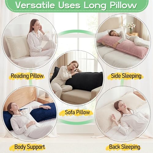 1 MIDDLE ONE Body Pillow, Memory Foam Body Pillows - Image 6