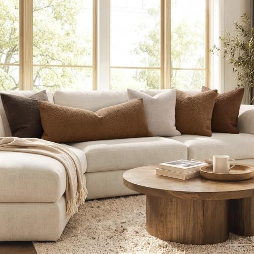 MIULEE Textured Boucle Lumbar Pillow Cover - Image 5