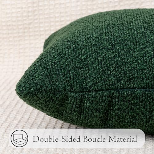 JoraLion 14x26 inch Boucle Lumbar Pillow Cover, Forest Elf Woven Texture - Image 5