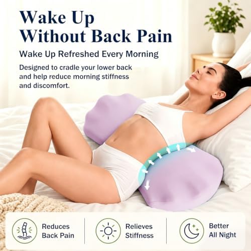 Fledano Lumbar Support Pillow for Bed – Floor Pillows & Cushions - Image 2