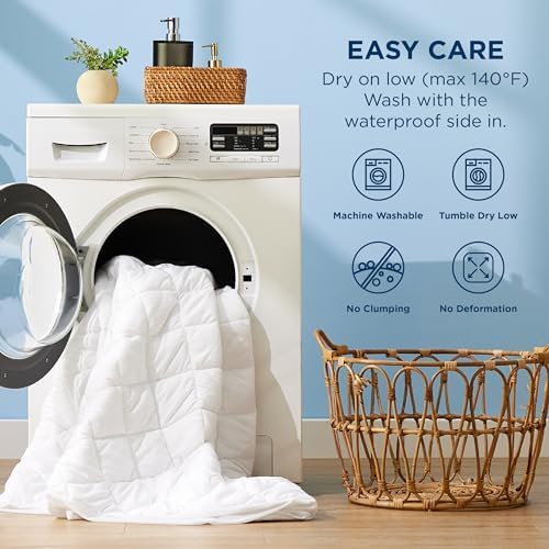 Bedsure Twin Mattress Protector, Quilted Waterproof Mattress Protector - Image 6