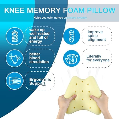 Knee Pillow for Side Sleepers Hip Pain, Leg Pillow for Side Sleeping - Image 5