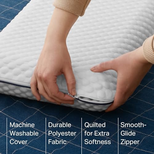 WEEKENDER Cooling Gel Memory Foam Camping Pillow – Travel Size, Ventilated - Image 5