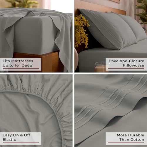 Mellanni Iconic 3-Piece, Ultra Soft Sheet Set - Image 5