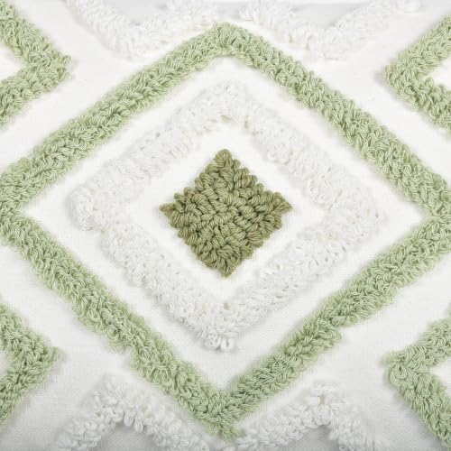 Boho Pillow Covers 12X20 Inch Boho Tufted Throw Pillow Covers Decorative - Image 4