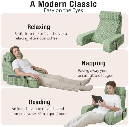 Reading Pillow for Bed Sitting Up - Image 5
