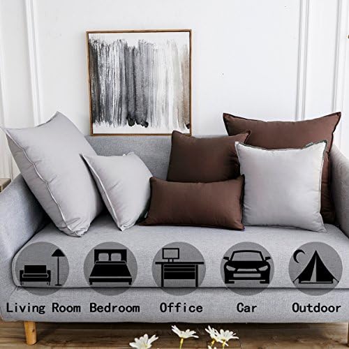 Jeanerlor Cotton Linen Square Decorative Throw Pillow Case Cushion Cover - Image 2